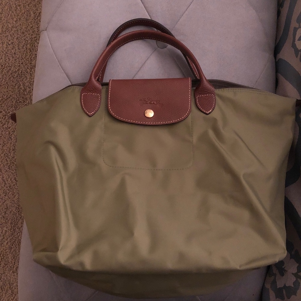 Longchamp green bag